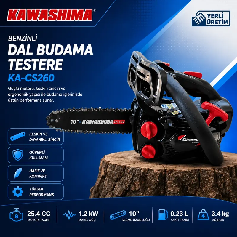 Kawashima KA-CS260 dal budama testeresi ürün görseli