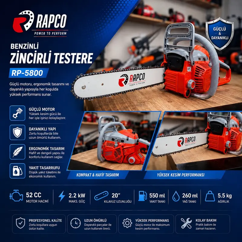Rapco RP-5800 zincirli testere ürün görseli