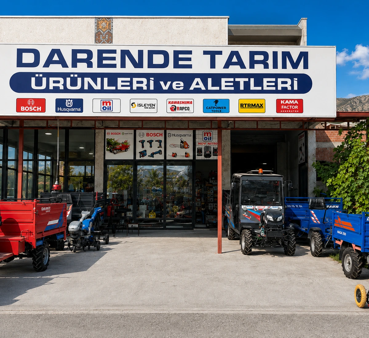 Darende Tarım ürünleri ve tarım aletleri mağazası dış görünümü