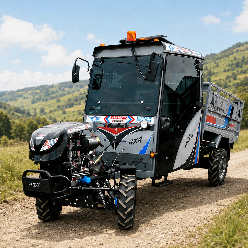 Karadeniz 4x4 kabinli çapa makinası